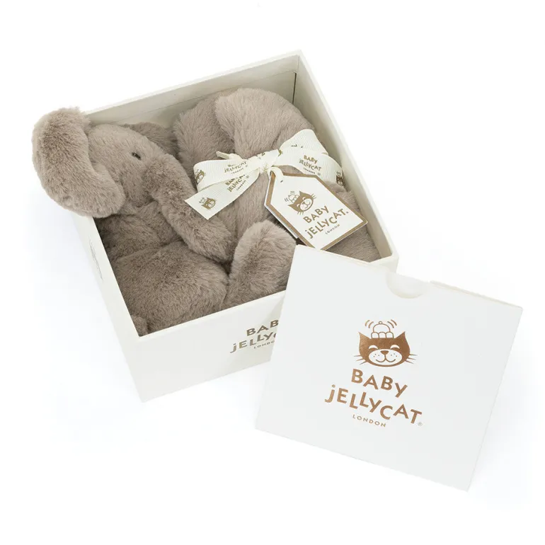 JELLYCAT SMUDGE ELEPHANT SOOTHER 7X29X29CM