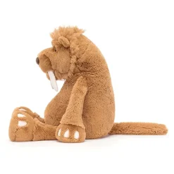 JELLYCAT STELLAN SABRE TOOTH TIGER BROWN 16X17X49 CM