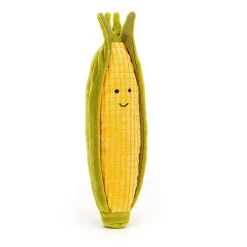 JELLYCAT VIVACIOUS VEGETABLE SWEETCORN YELLOW L5XW6XH2CM