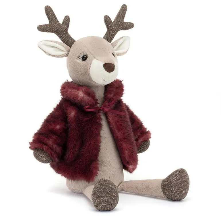 JELLYCAT VIVIEN REINDEER BEIGE & CREAM 20X12X31 CM