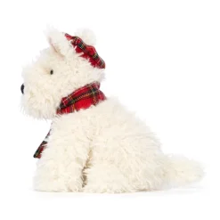 JELLYCAT WINTER WARMER MUNRO SCOTTIE DOG CREAM 15X12X21 CM