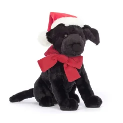 JELLYCAT WINTER WARMER PIPPA BLACK LABRADOR BLACK 15X8X22 CM
