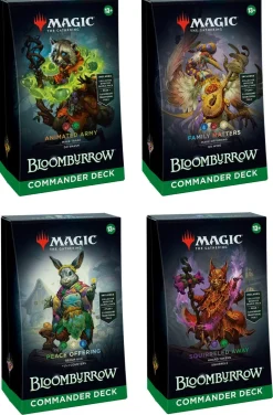 Magic the Gathering Bloomburrow Commander Decks