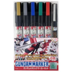 Mr. Hobby GSI Creos Gundam Marker - Gundam Metallic Set