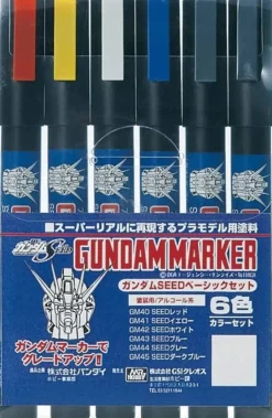 Mr. Hobby GSI Creos Gundam Marker - Gundam Seed Basic Set