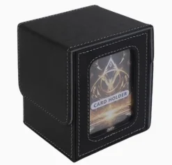 MUNTO - Trading Card Game Deck Box - Black/Grey (100+ Cards)