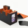 MUNTO - Trading Card Game Pro Deck Box - Black/Orange (160+ Cards)