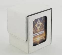 MUNTO - Trading Card Game Deck Box - White (100+ Cards)