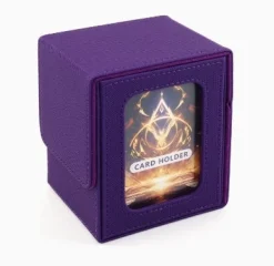 MUNTO - Trading Card Game Deck Box - Purple (100+ Cards)
