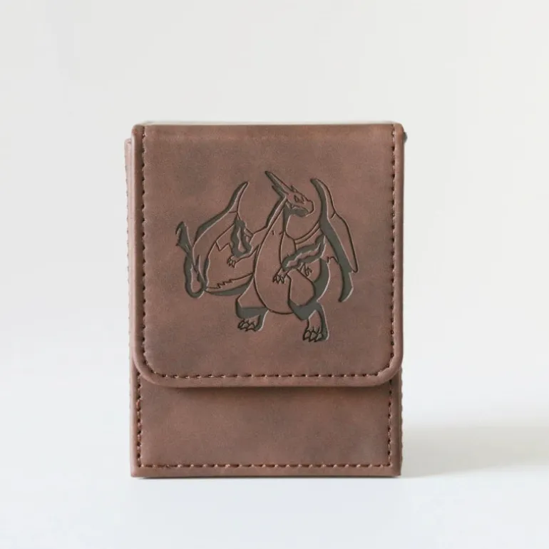 MUNTO - Trading Card Game Deck Box - Charizard - Brown (100+ Cards)