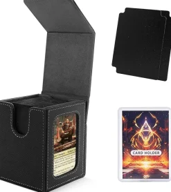 MUNTO - Trading Card Game Deck Box - Purple (100+ Cards)