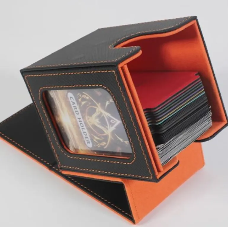 MUNTO - Trading Card Game Deck Box - Purple (100+ Cards)