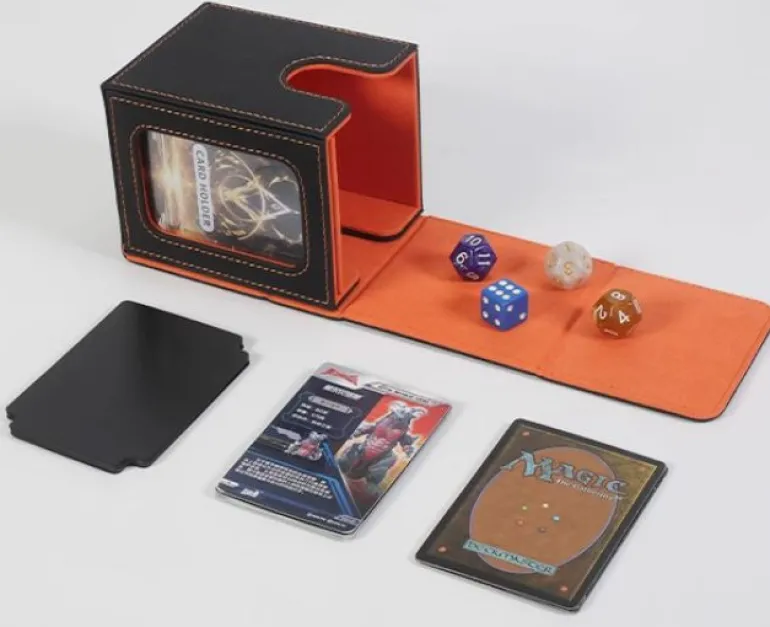 MUNTO - Trading Card Game Deck Box - Purple (100+ Cards)