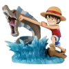 ONE PIECE WORLD COLLECTABLE FIGURE LOG STORIES MONKEY.D.LUFFY VS LOCAL SEA MONSTER