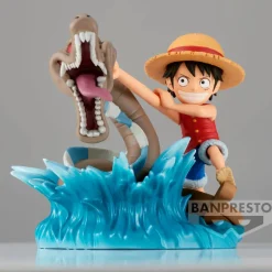 ONE PIECE WORLD COLLECTABLE FIGURE LOG STORIES MONKEY.D.LUFFY VS LOCAL SEA MONSTER