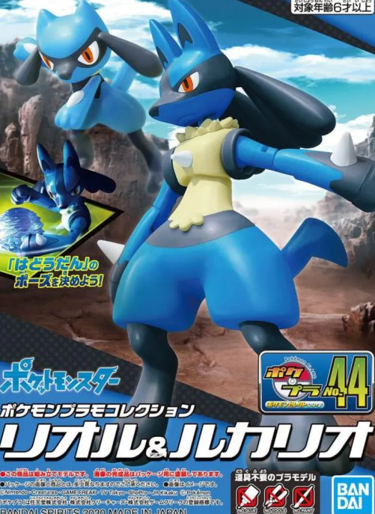 POKEMON - MODEL KIT RIOLU & LUCARIO