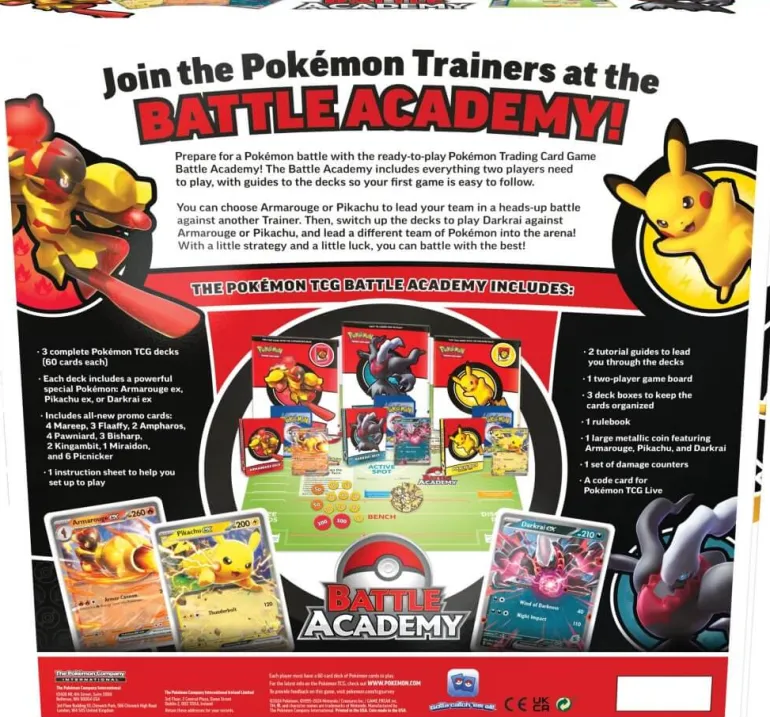 Pokemon TCG: Battle Academy Board Game 2024