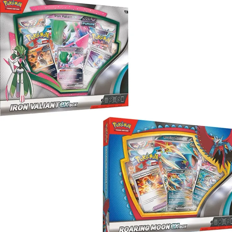 Pokemon TCG: Roaring Moon/ Iron Valiant ex Box