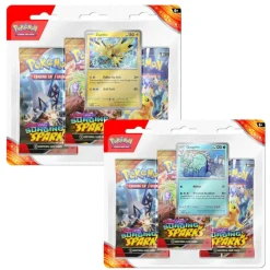 Pokemon TCG: Scarlet & Violet 8 Surging Sparks Three Booster Blister (Pre-Order)