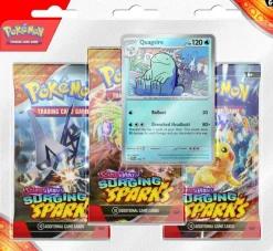 Pokemon TCG: Scarlet & Violet 8 Surging Sparks Three Booster Blister (Pre-Order)