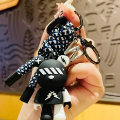 POP Keychain - Thunder Bear - Black/White