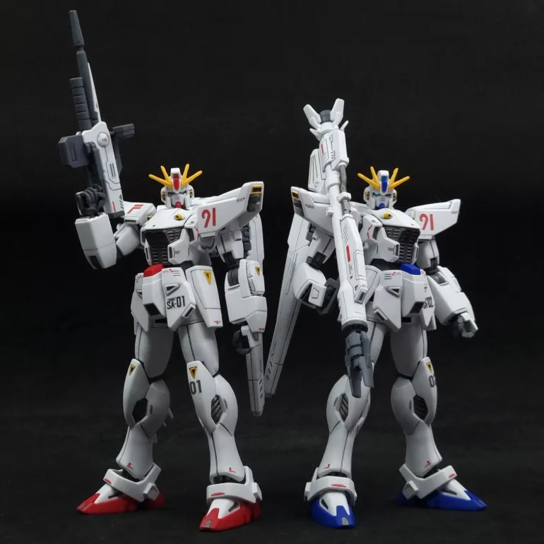 (PREMIUM-BANDAI) GUNDAM - HGUC 1/144 F91 VITAL UNIT 01 & UNIT 02 SET