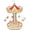 Robotime ROKR DIY Music Box 3D Wooden Puzzle EA02 Swing Ride