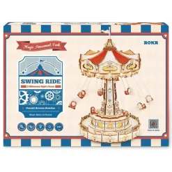 Robotime ROKR DIY Music Box 3D Wooden Puzzle EA02 Swing Ride