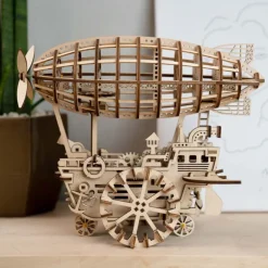 Robotime ROKR Air Vehicle LK702 Mechanical Airship Plane Model