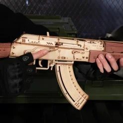 Robotime ROKR AK-47 Assault Rifle Toy Gun 3D Wooden Puzzle LQ901
