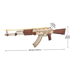 Robotime ROKR AK-47 Assault Rifle Toy Gun 3D Wooden Puzzle LQ901