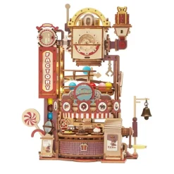 Robotime ROKR Chocolate Factory Marble Run 3D Wooden Puzzle LGA02