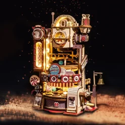Robotime ROKR Chocolate Factory Marble Run 3D Wooden Puzzle LGA02