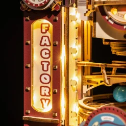 Robotime ROKR Chocolate Factory Marble Run 3D Wooden Puzzle LGA02