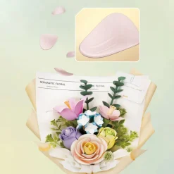 Robotime ROKR DIY Wooden Flower - Spring Time Bouquet DIY 3D Puzzle AF01J