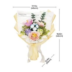 Robotime ROKR DIY Wooden Flower - Spring Time Bouquet DIY 3D Puzzle AF01J