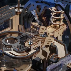 Robotime ROKR Marble Spaceport Marble Run 3D Wooden Puzzle LGC01