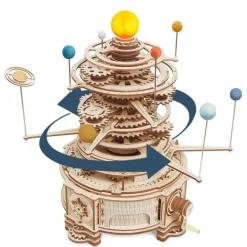 Robotime ROKR Mechanical Orrery ST001 3D Wooden Puzzle