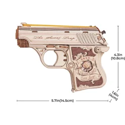 Robotime ROKR Mini Gun Toy Wooden 3D Puzzle LQ502