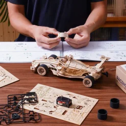 Robotime ROKR Racing Car 3D Wooden Puzzle LK505