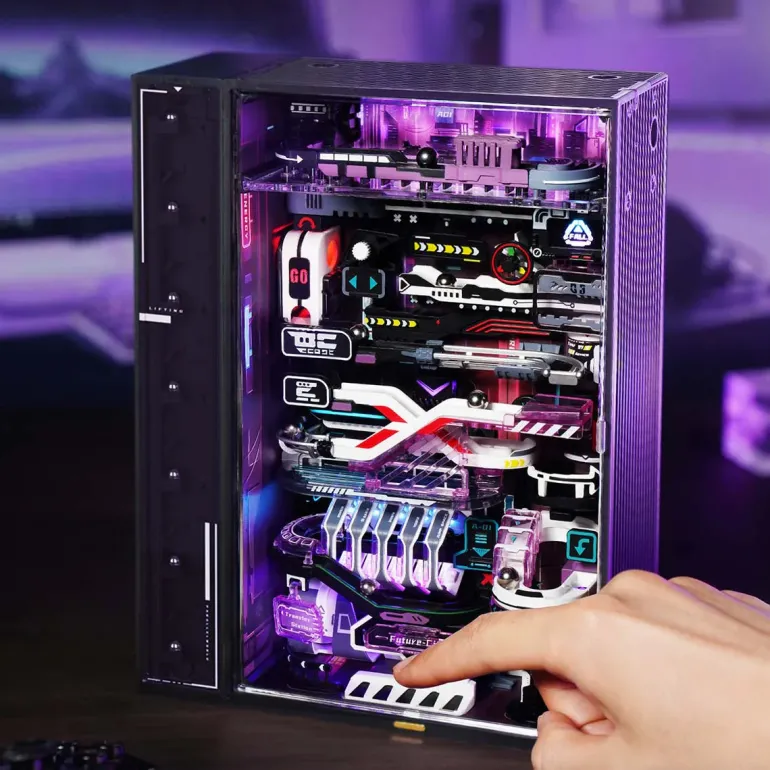 Robotime ROKR The Future City Marble Run Mechanical 3D Puzzle MR02S