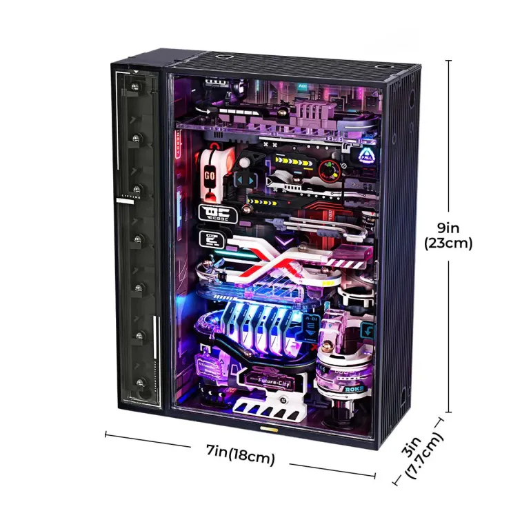 Robotime ROKR The Future City Marble Run Mechanical 3D Puzzle MR02S