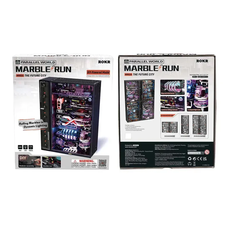 Robotime ROKR The Future City Marble Run Mechanical 3D Puzzle MR02S