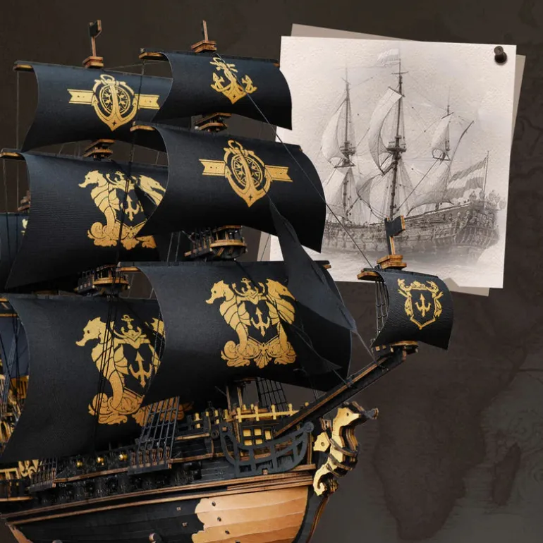 Robotime ROKR The Seahorse Barque MCB02 (Pre-Order)