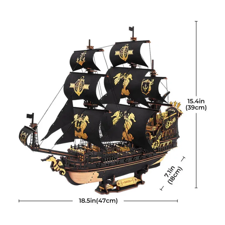 Robotime ROKR The Seahorse Barque MCB02 (Pre-Order)