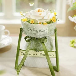 Robotime ROKR White Camellia DIY 3D Puzzle Model AF011