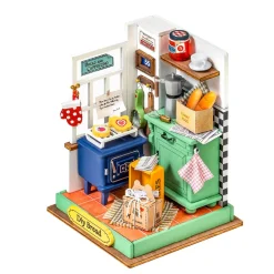 Robotime Rolife Afternoon Baking Time DIY Miniature House DS029