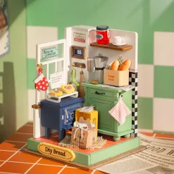 Robotime Rolife Afternoon Baking Time DIY Miniature House DS029