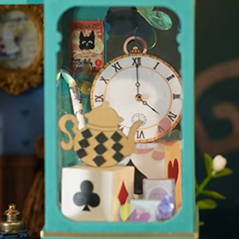 Robotime Rolife Alice’s Tea Store DIY Miniature House Kit DG156