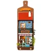 Robotime Rolife Aroma Toast Lab DIY Wall Hanging Miniature House Kit DS019